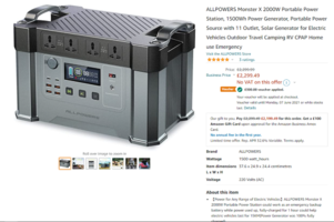 Allpowers S2000 2000W Portable Power Station Review: A Missed