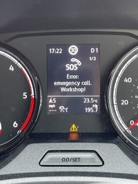 volkswagen sos emergency call workshop