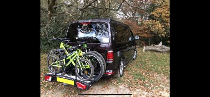 Vw t6 tow 2024 bar bike rack