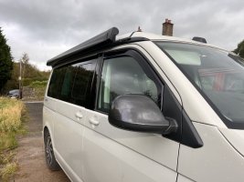 VW T5.1 - T6.1 Carbon Mirror Cover Pair - Chilli Jam Vans