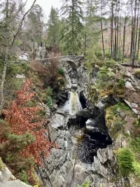 Gorge and waterfall Gorge and waterfall