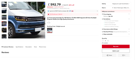 Screenshot 2025-03-12 at 07-13-19 Car Front lamps Assembly For VW Multivan T6 2016-2020 Upgrad...png