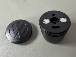 Exuede T6 Black Embossed Gear Knob1.webp