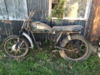 Old Motorbike Frame.JPG