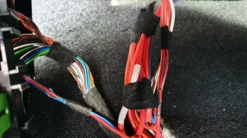 Under Single Passenger seat wiring.webp