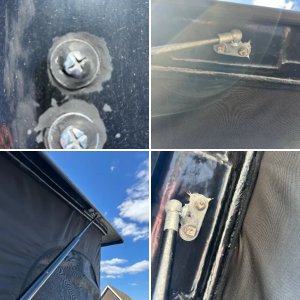 Pop top gas strut