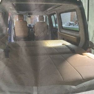 View Into Rear Back Slide Out Bed