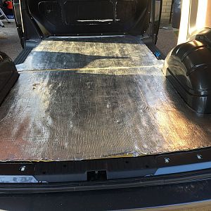 floor with Tecsound Barrier