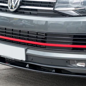 VW T6 LOWER BUMPER GLOSS BLACK GRILL WITH COLOUR ACCENT