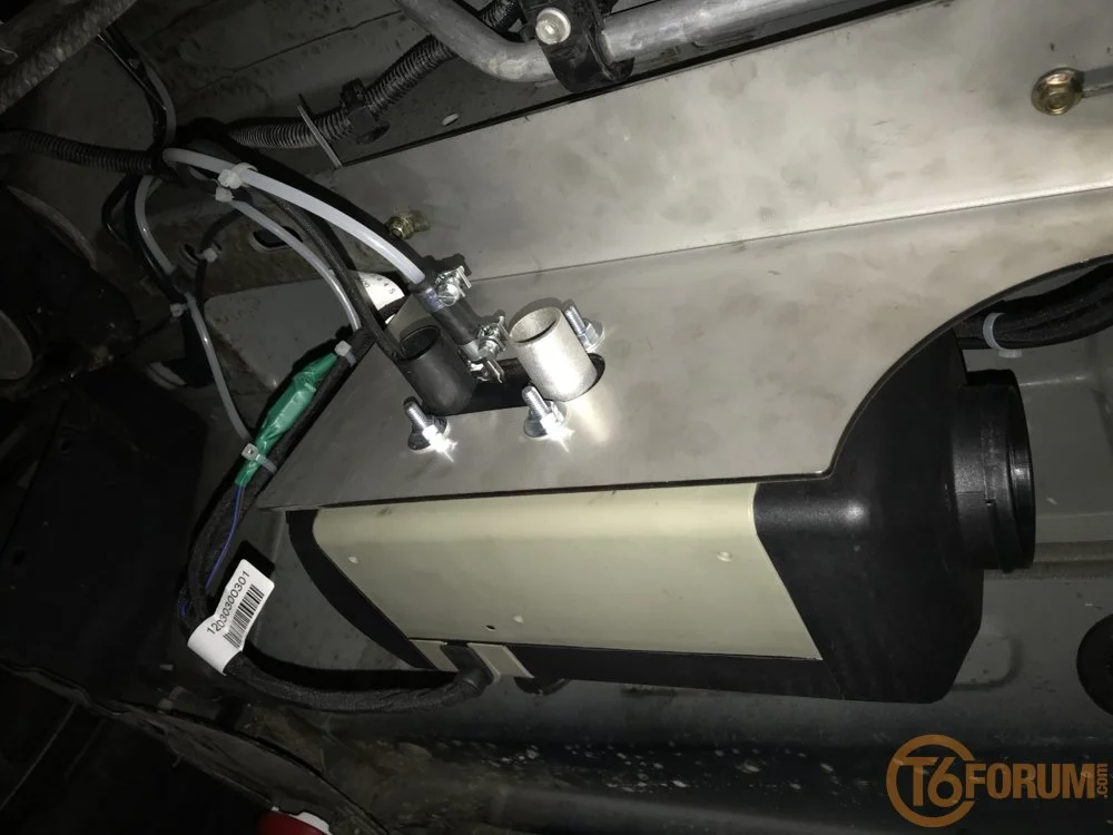 Heater mounted